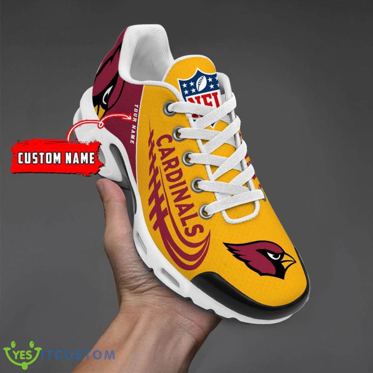 arizona cardinals custom name air cushion sports shoes