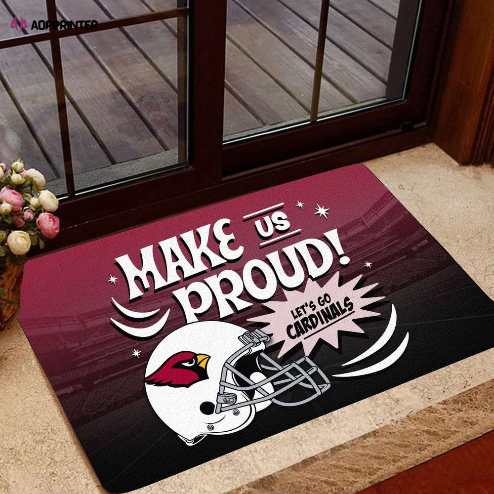 arizona cardinals doormat gift for home decor