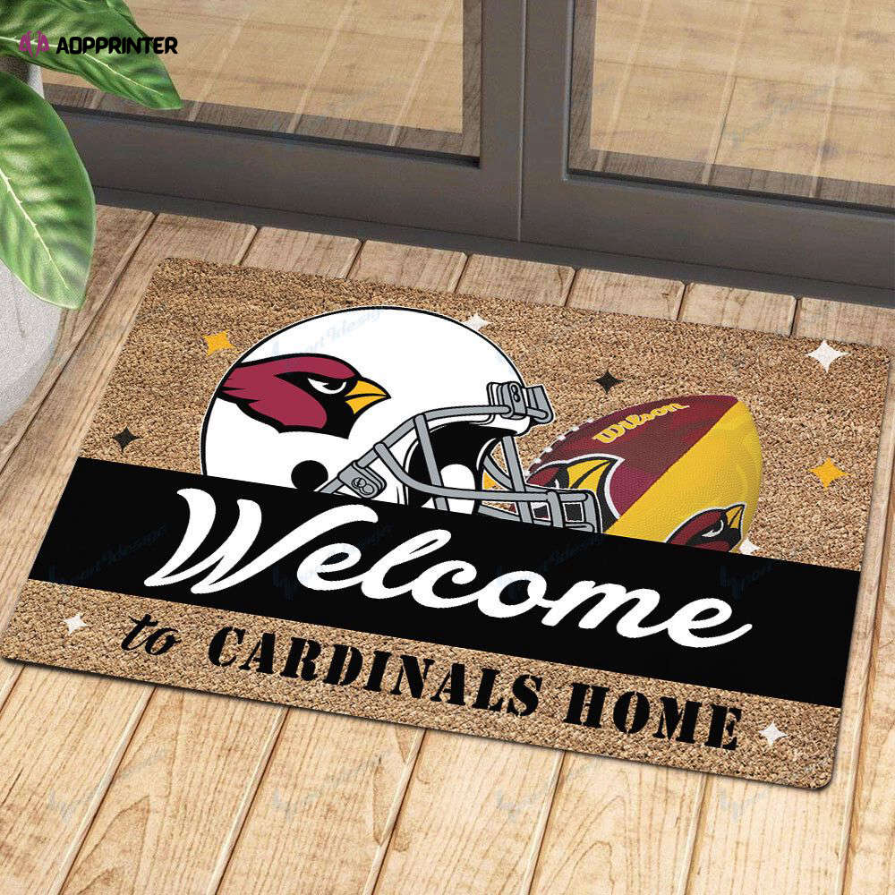 arizona cardinals doormat gift for home decor 1 1