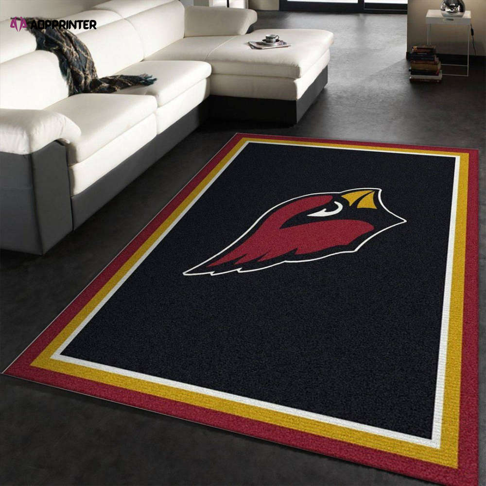 arizona cardinals imperial spirit rug living room floor decor fan gifts 3