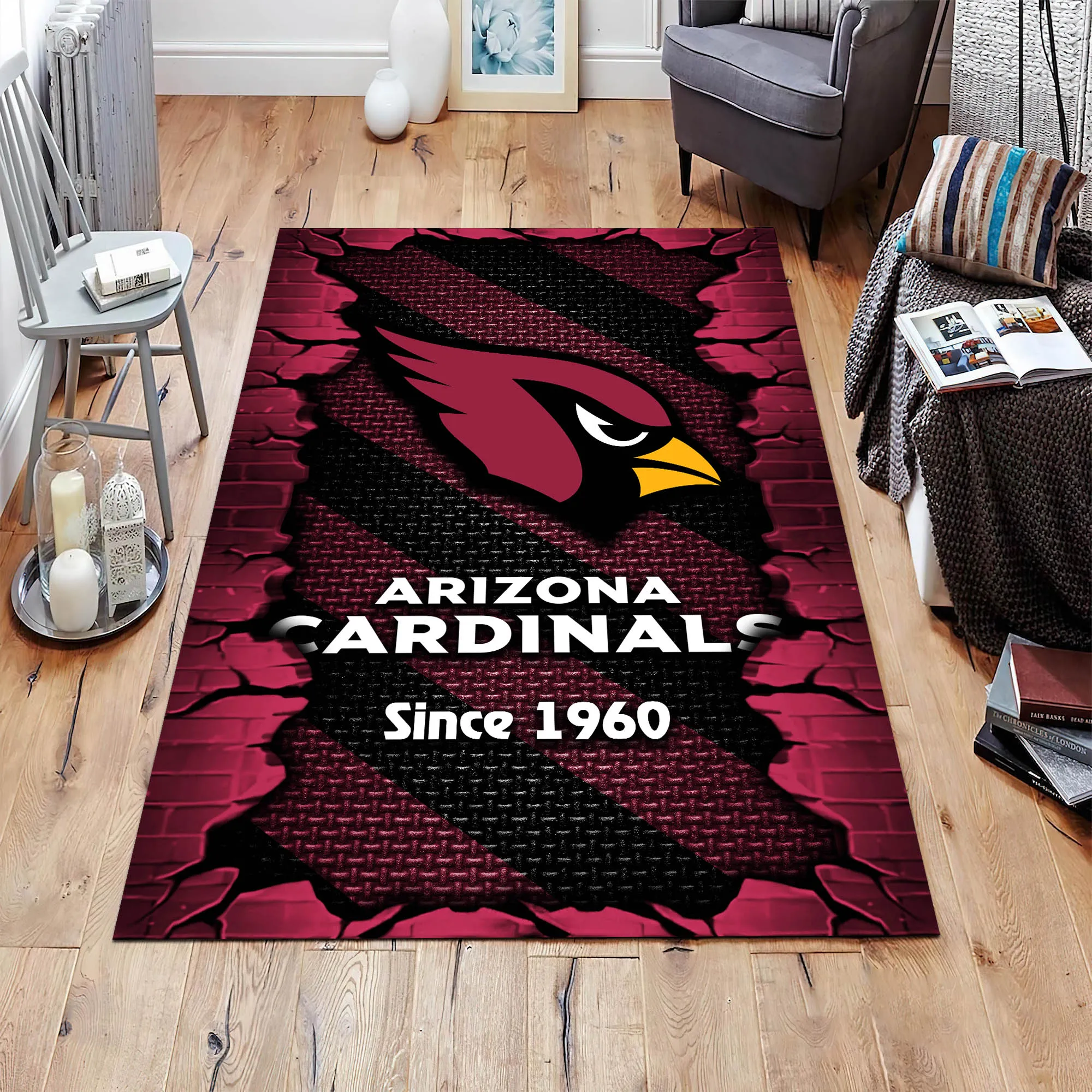 arizona cardinals living room rug football team living room rug football fan gifts ehivm 54132 sbyx7