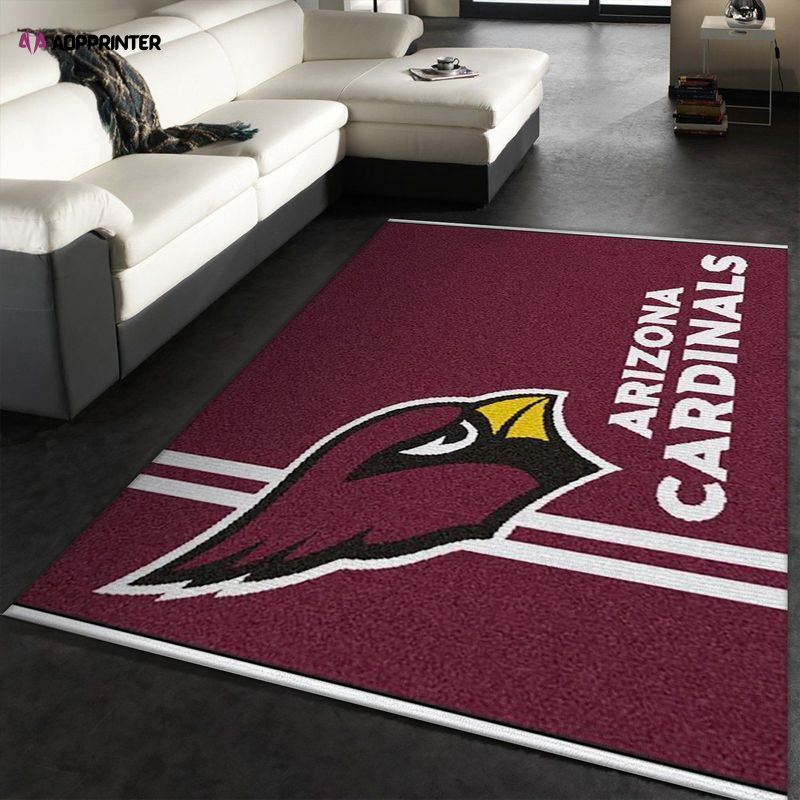 arizona cardinals rug living room floor decor fan gifts 6