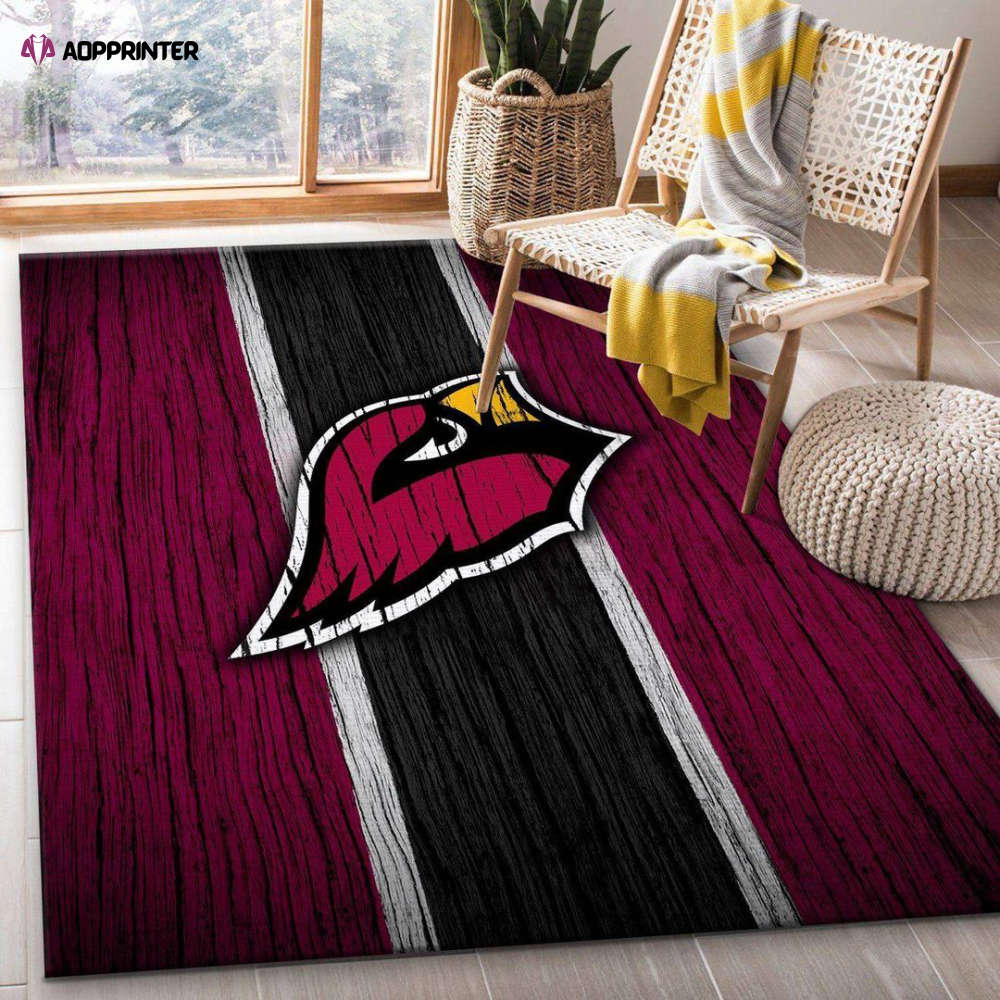 arizona cardinals rug living room floor decor fan gifts 84