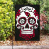 arizona cardinals sugar skull double sided printing garden flag home decor gifts