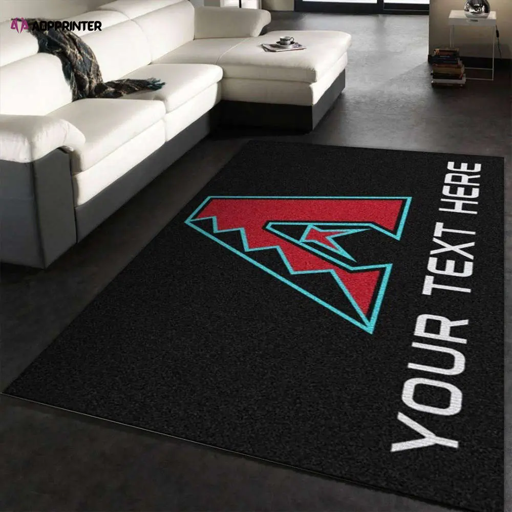 arizona diamondbacks rug living room floor decor fan gifts 3