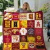 arizona state sun devils 3 quilt blanket for fans home decor gift