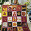 arizona state sun devils quilt blanket 1