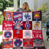 arizona wildcats 2 quilt blanket for fans home decor gift