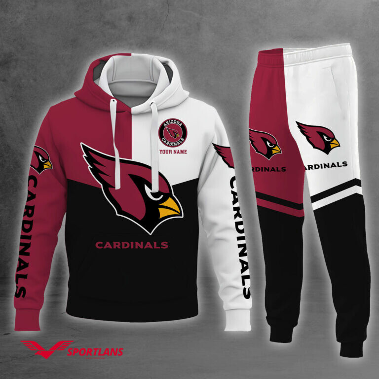 arizona cardinals nfl personalized combo hoodie and jogger tmhj11611001 h2ge0zetm6