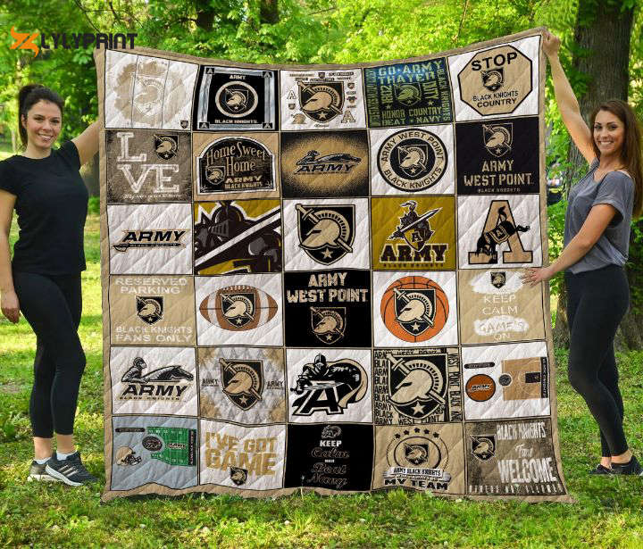 army black knights 1 quilt blanket for fans home decor gift