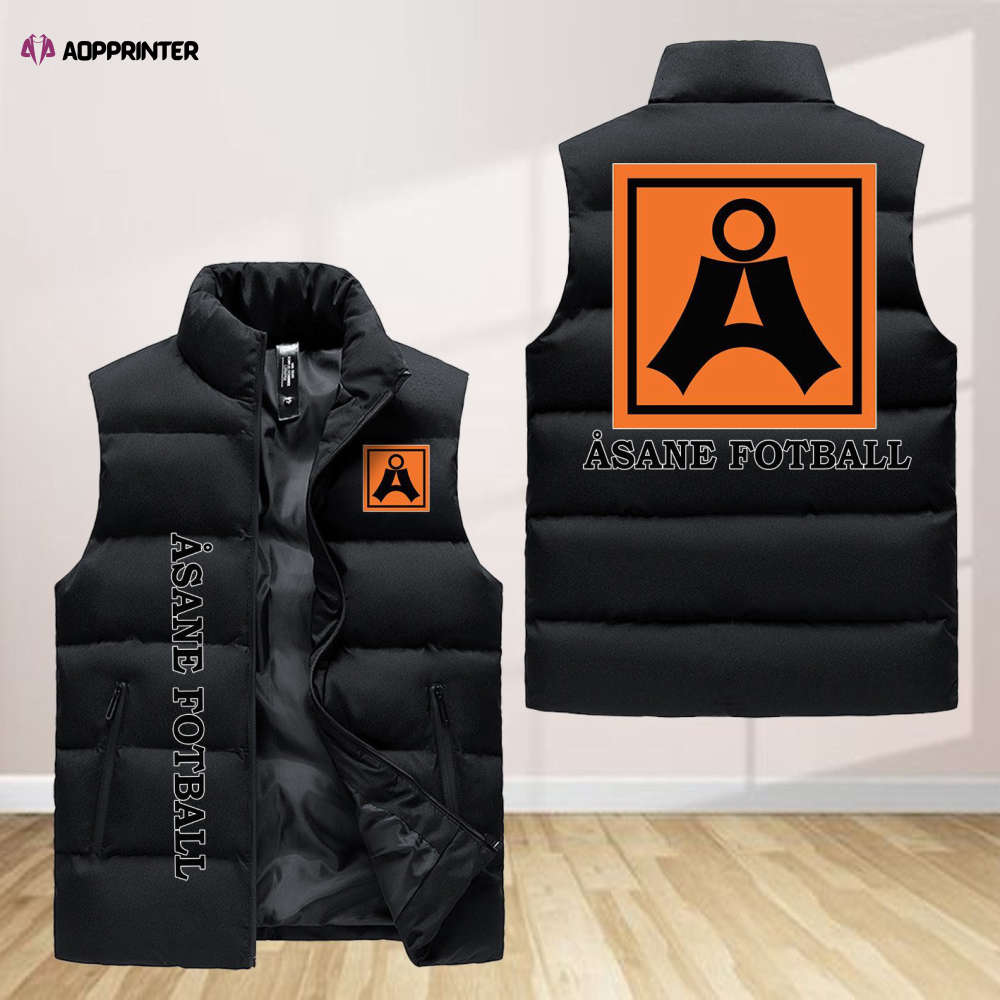 asane fotball sleeveless puffer jacket custom for fans gifts