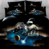 astronaut and outer space duvet cover bedroom sets comfortable bedding sets gtr4x