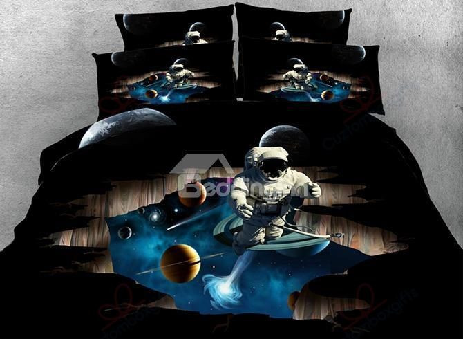 astronaut and outer space duvet cover bedroom sets comfortable bedding sets gtr4x