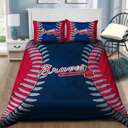 atlanta braves b180961 bedding set qses4
