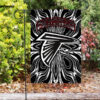 atlanta falcons abstract black and white double sided printing garden flag home decor gifts