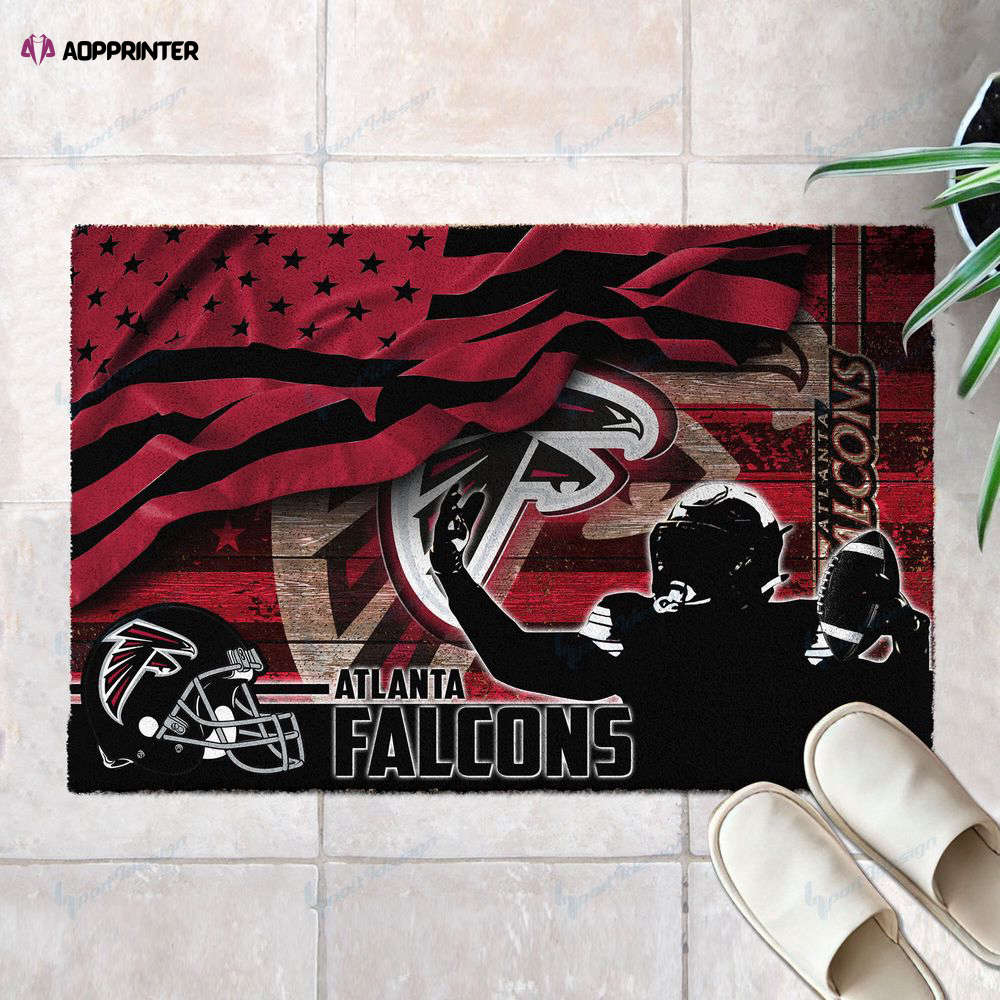 atlanta falcons doormat best gift for home decoration