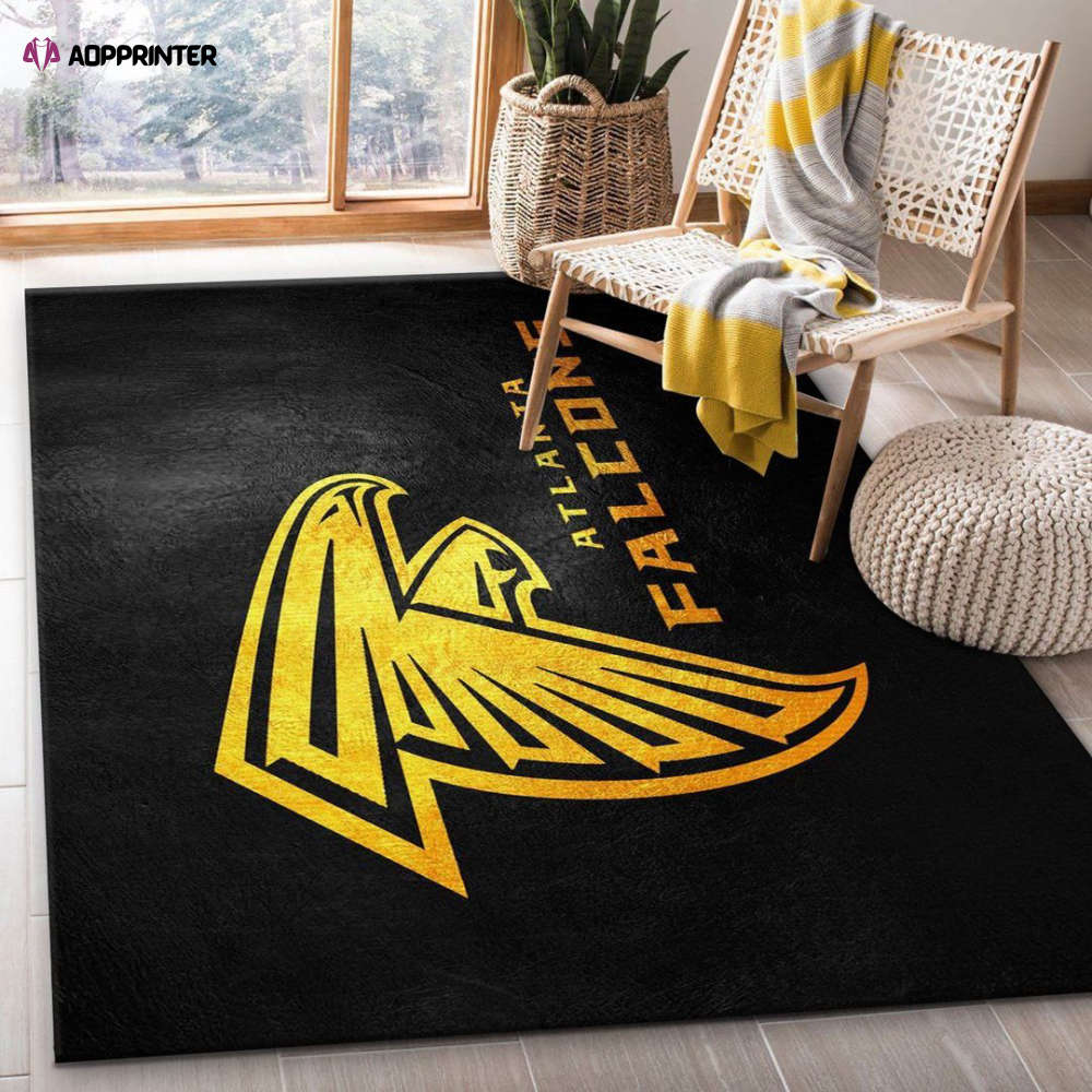 atlanta falcons rug living room floor decor fan gifts 27