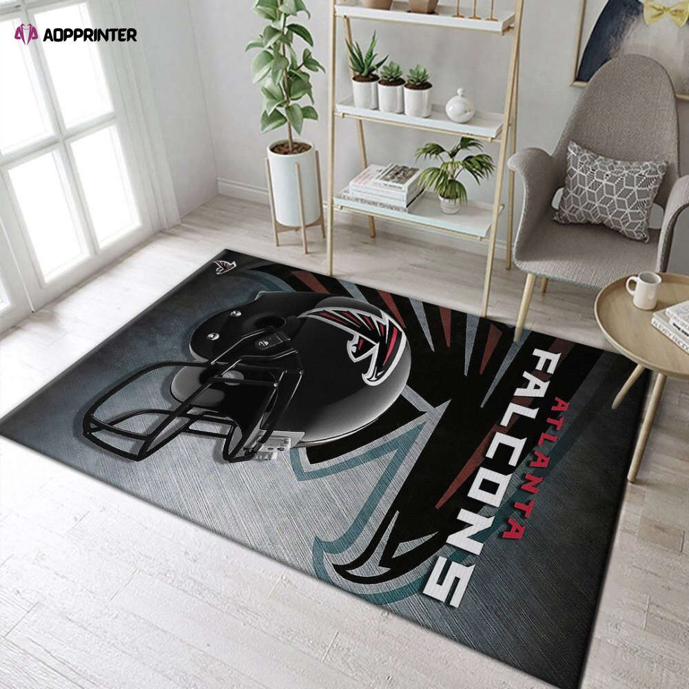 atlanta falcons rug living room floor decor fan gifts 3