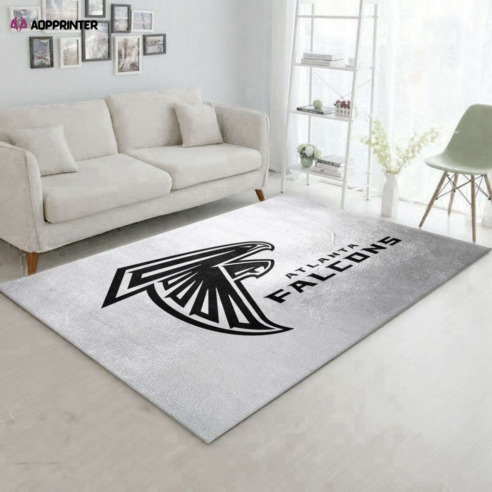 atlanta falcons rug living room floor decor fan gifts 30