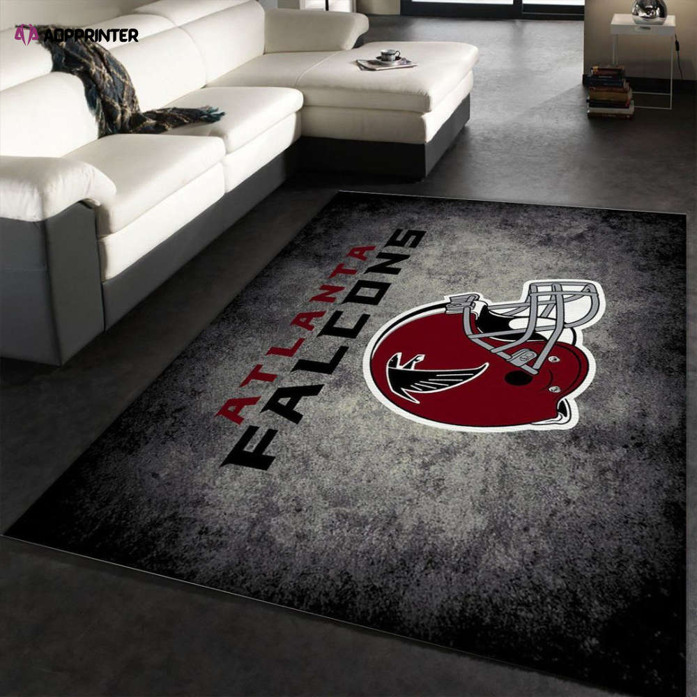 atlanta falcons rug living room floor decor fan gifts 54