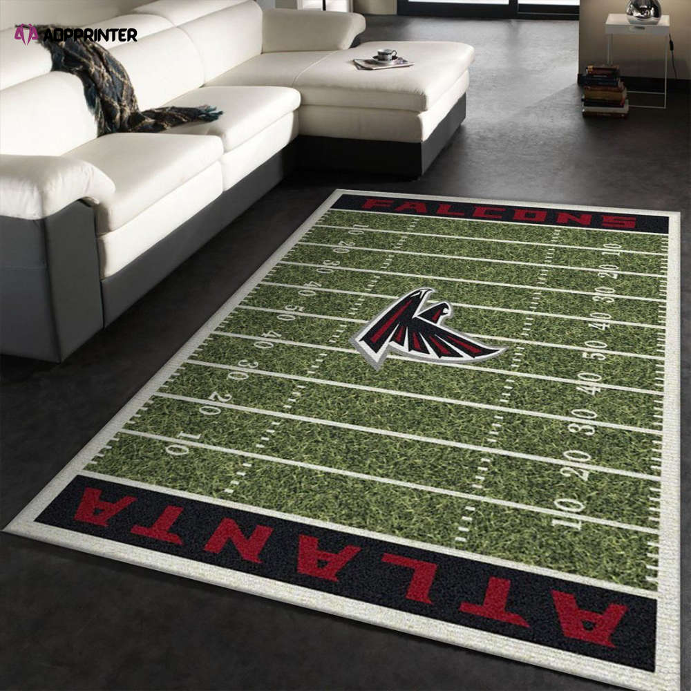 atlanta falcons rug living room floor decor fan gifts 63