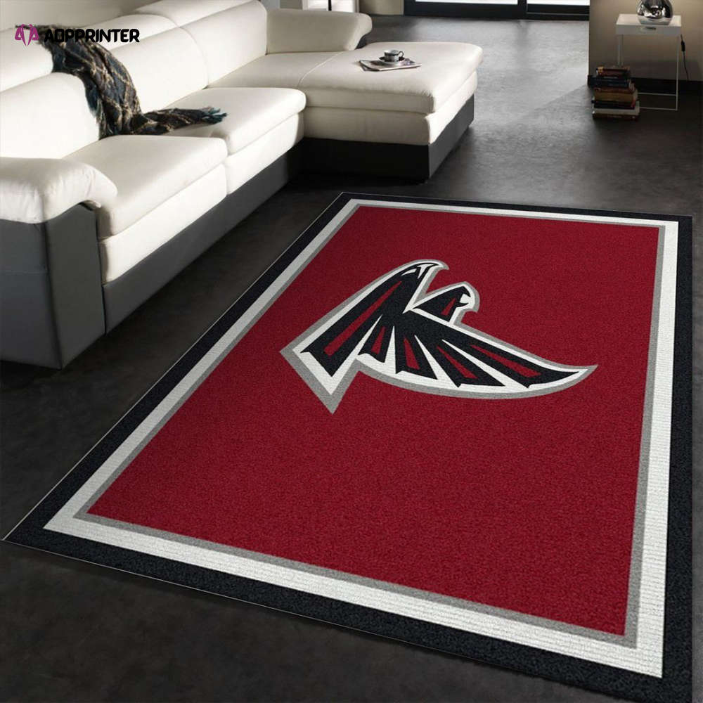 atlanta falcons rug living room floor decor fan gifts 72