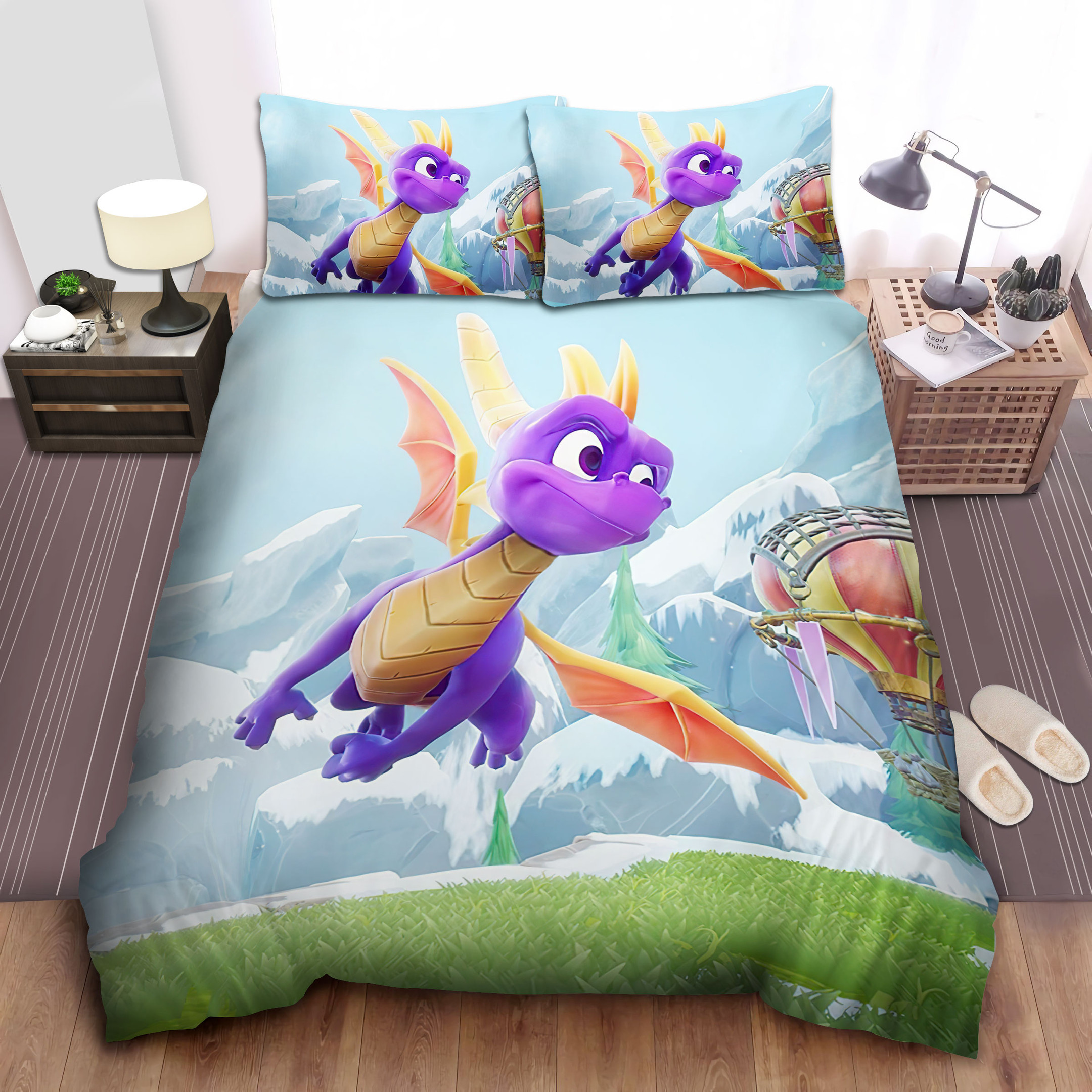 attacking spyro duvet cover bedroom sets comfortable bedding sets nogi4