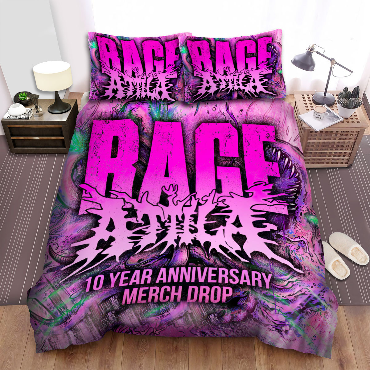 attila album rage bed sheets spread comforter duvet cover bedding sets leeyl