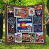 auburn tigers colorado 3d customized quilt blanket