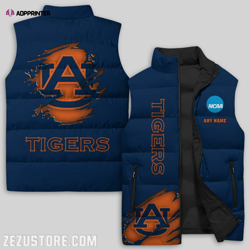 auburn tigers ncaa sleeveless puffer jacket custom for fans gifts 6