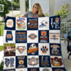 auburn tigers quilt blanket for fans home decor gift