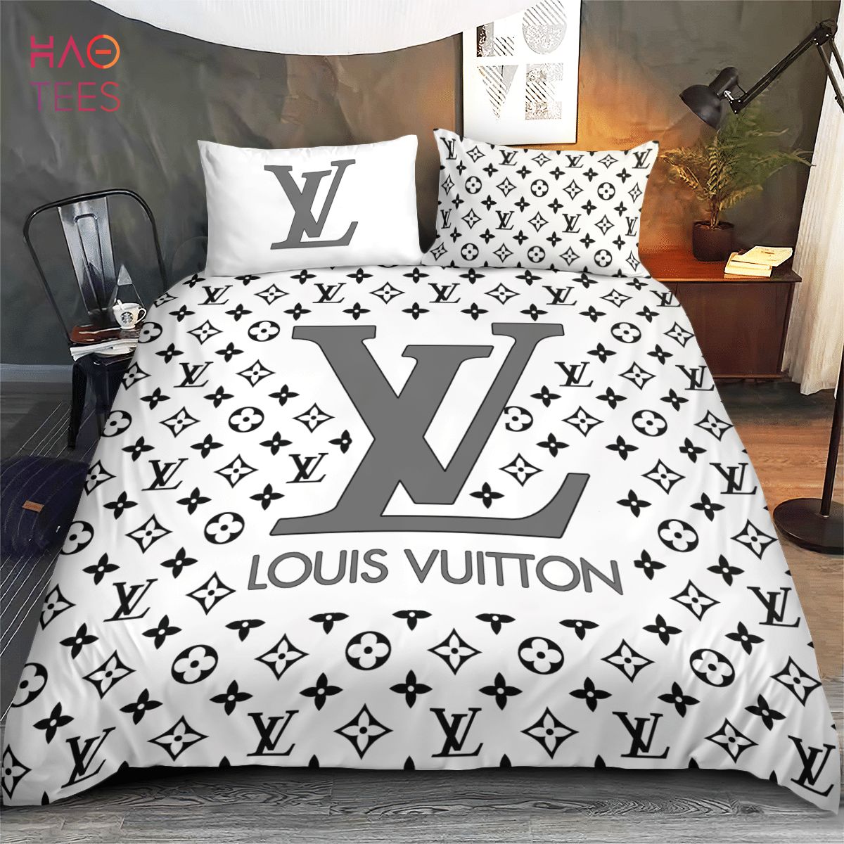 available lv balck white luxury brand bedding sets pod design 1 I4lqm