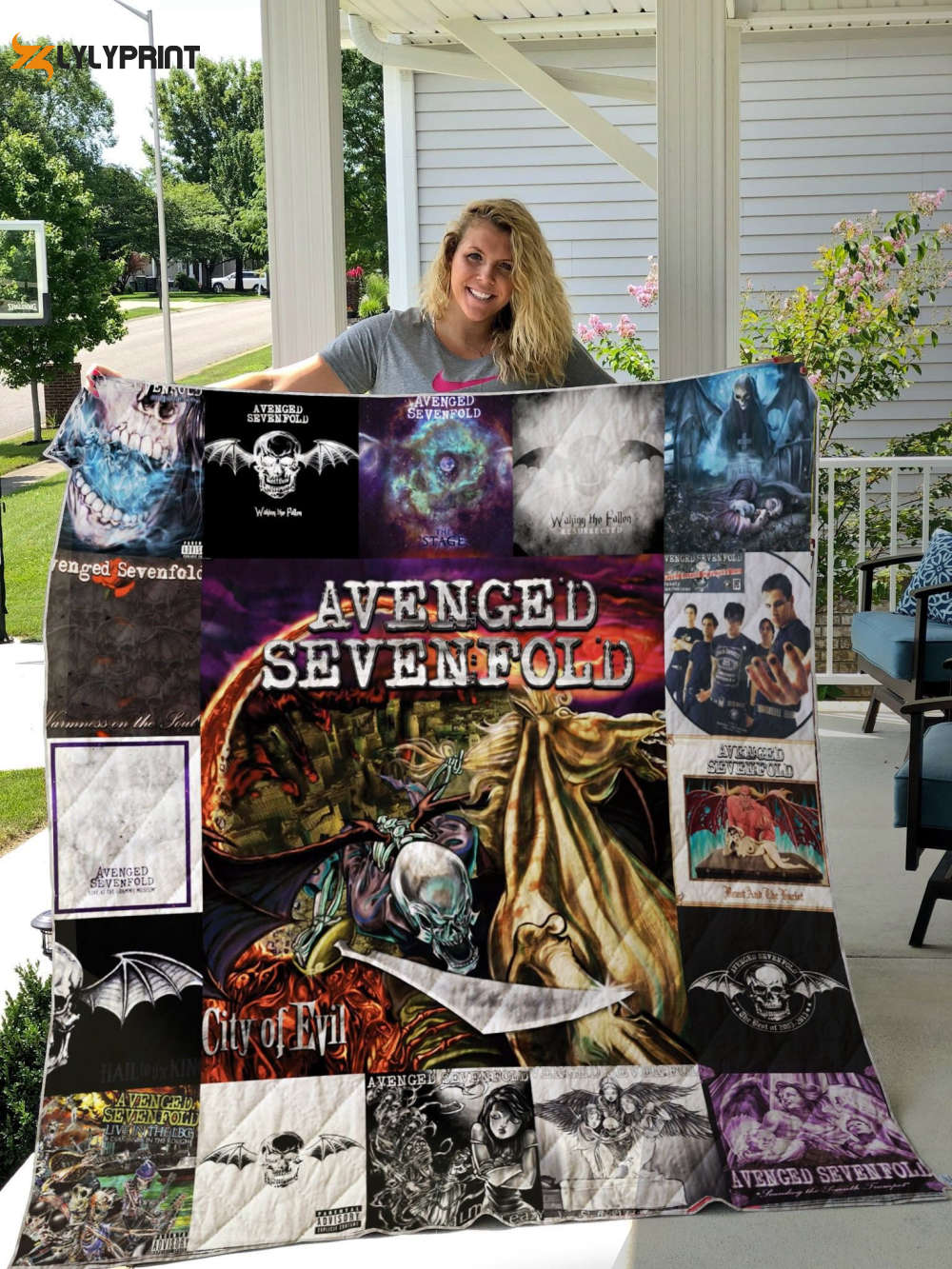 avenged sevenfold 1 quilt blanket for fans home decor gift