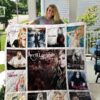 avril lavigne 3d customized quilt blanket