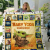 baby yoda star wars the mandalorian all season quilt blanket baby yoda gift fan quilt blanket