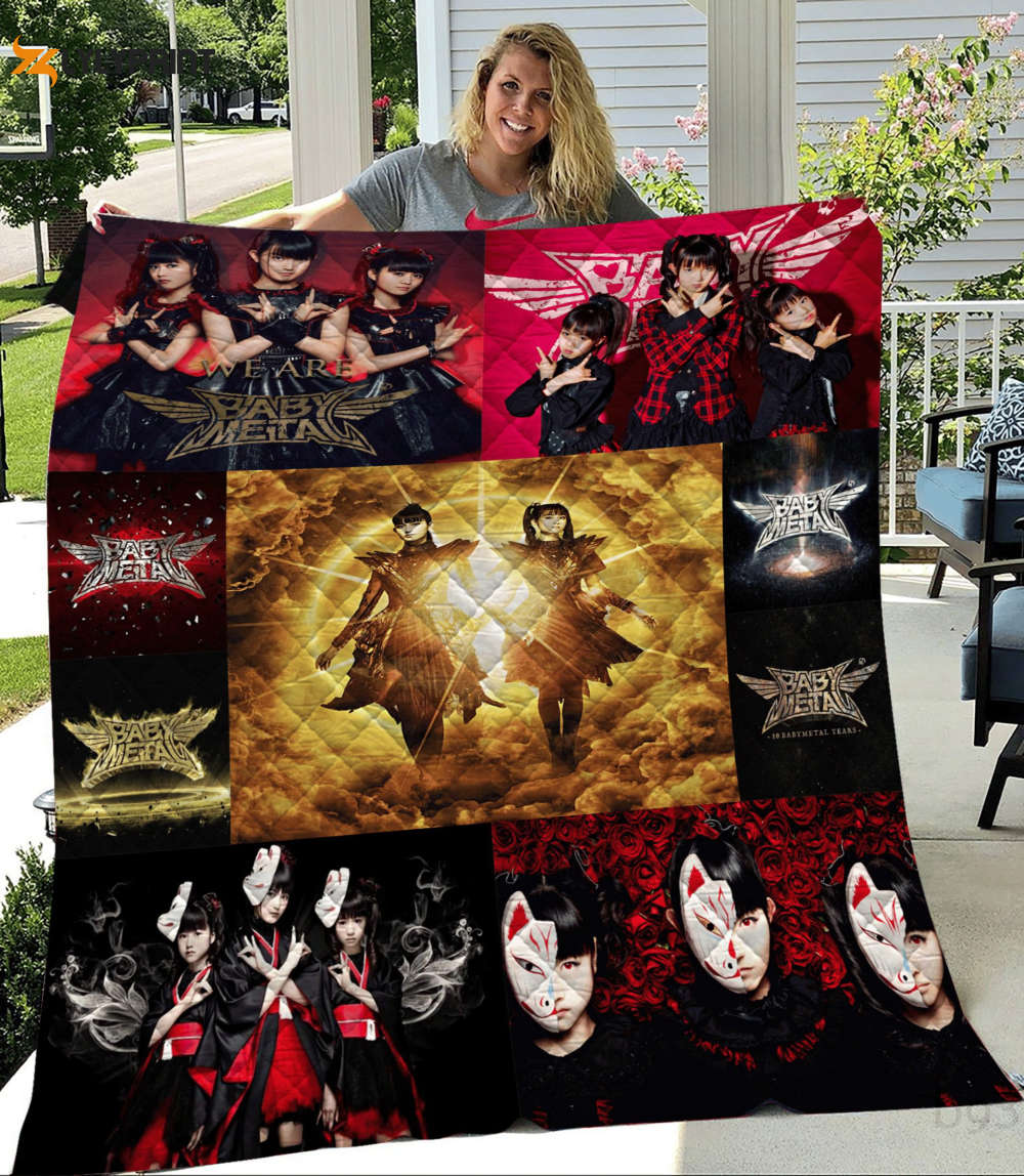 babymetal quilt blanket for fans home decor gift 2