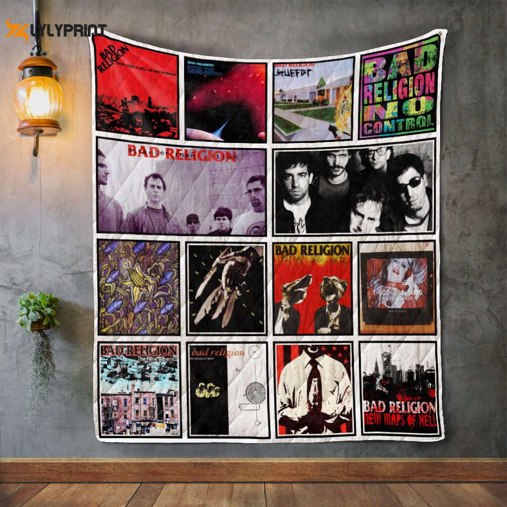 bad religion 4 quilt blanket for fans home decor gift