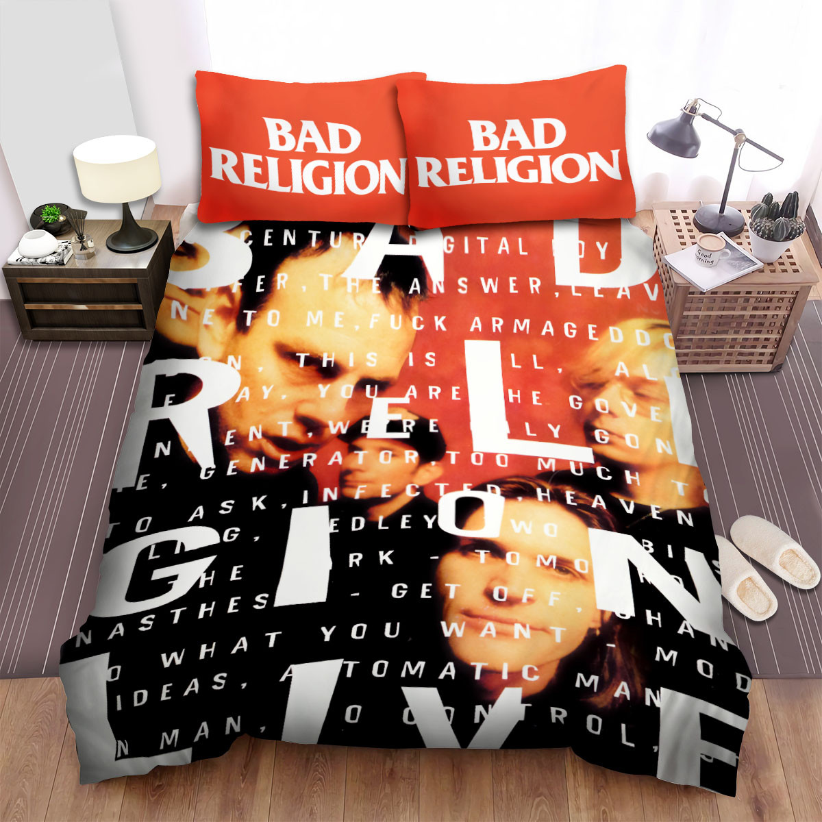 bad religion band live 1995 cd bed sheets spread comforter duvet cover bedding sets k4qd6