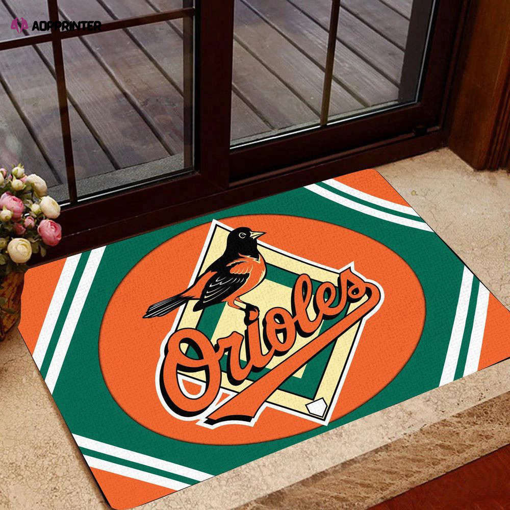 baltimore orioles doormat best gift for home decor