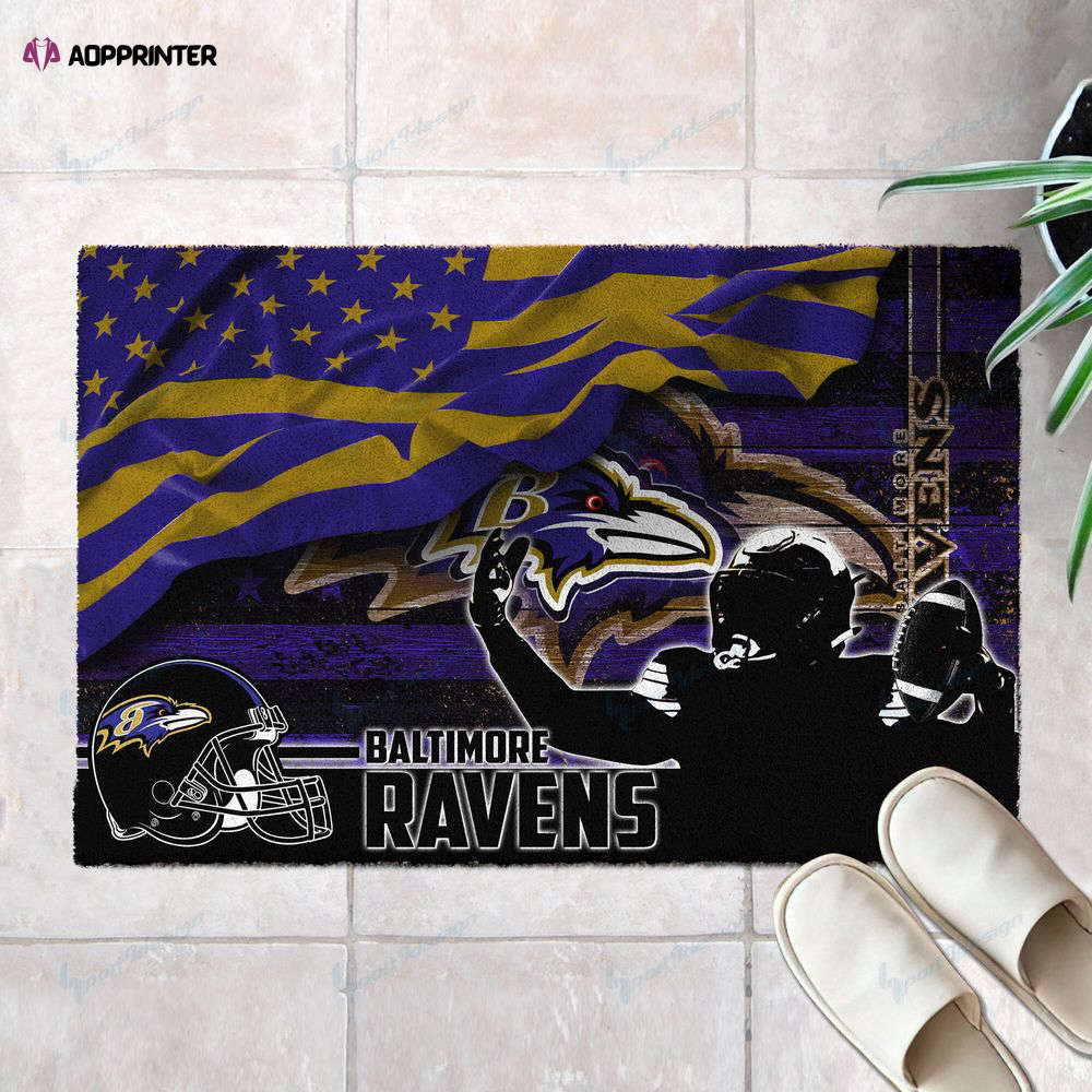 baltimore ravens doormat best gift for home decor 1 1