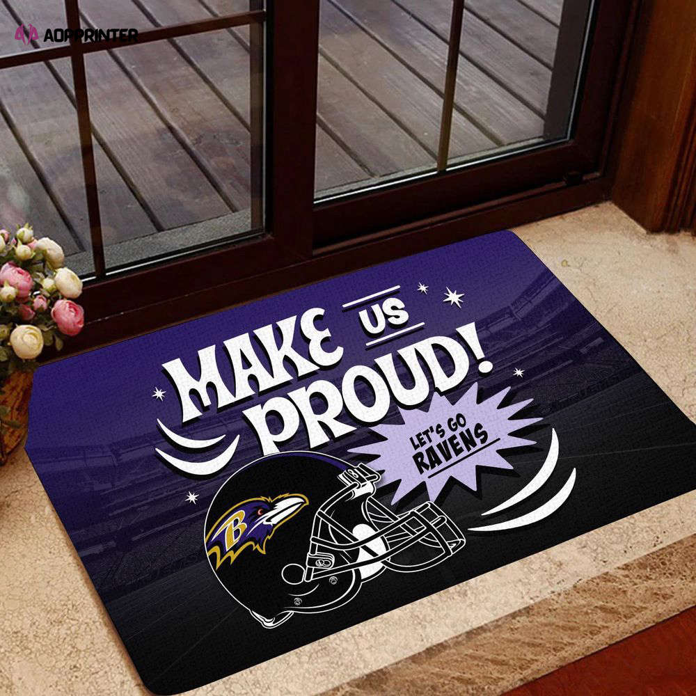 baltimore ravens doormat gift for home decor