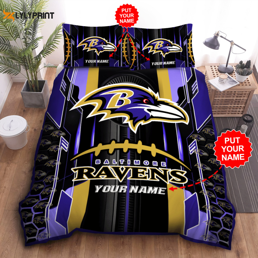 baltimore ravens duvet cover bedding set bd051