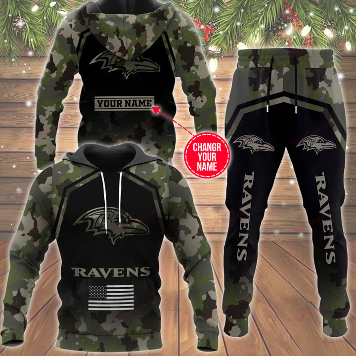 baltimore ravens personalized hoodie and joggers bb536 zc3yx