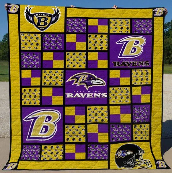 baltimore ravens premium quilt bg63 sgveb