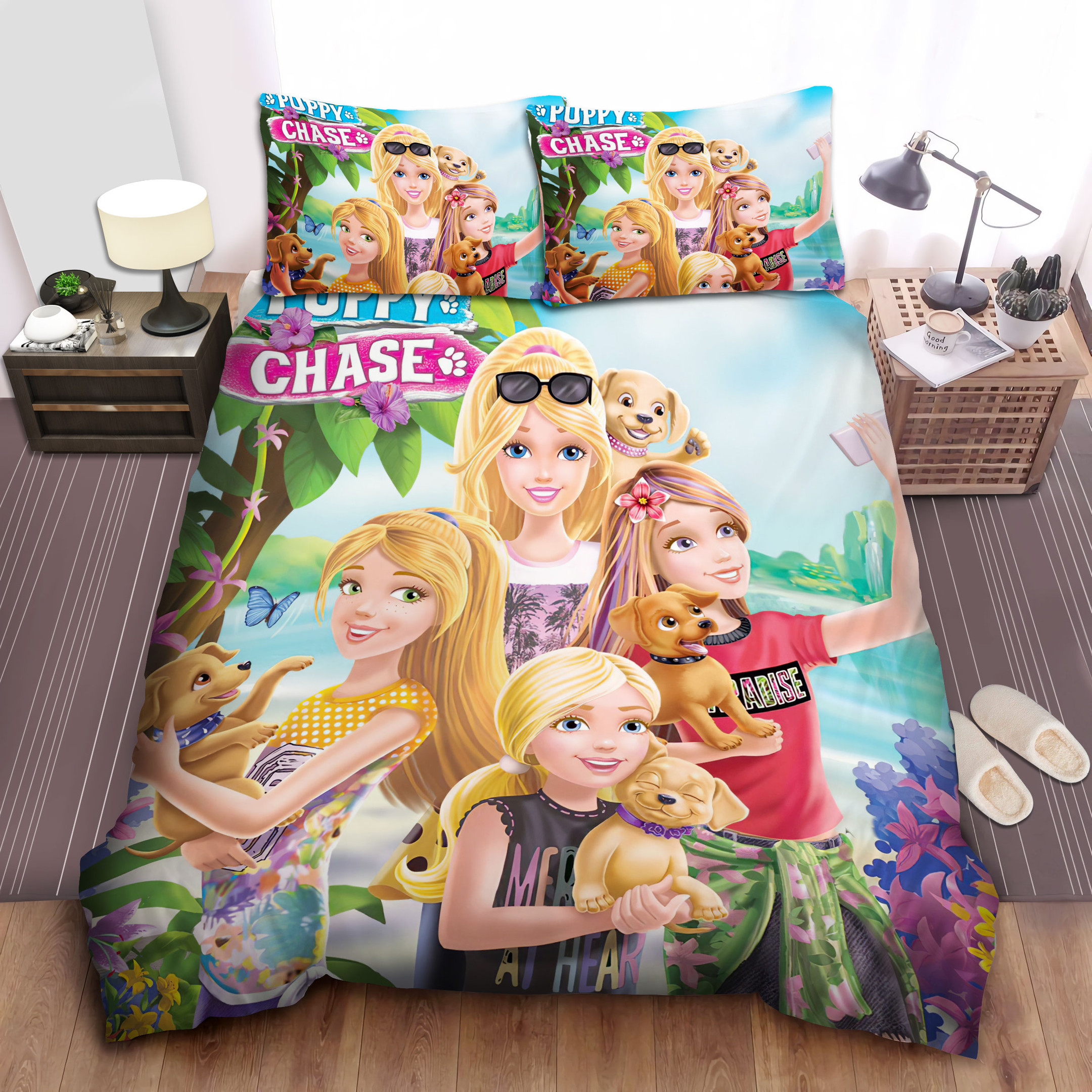 barbie and puppies duvet cover bedroom sets comfortable bedding sets xdvpk