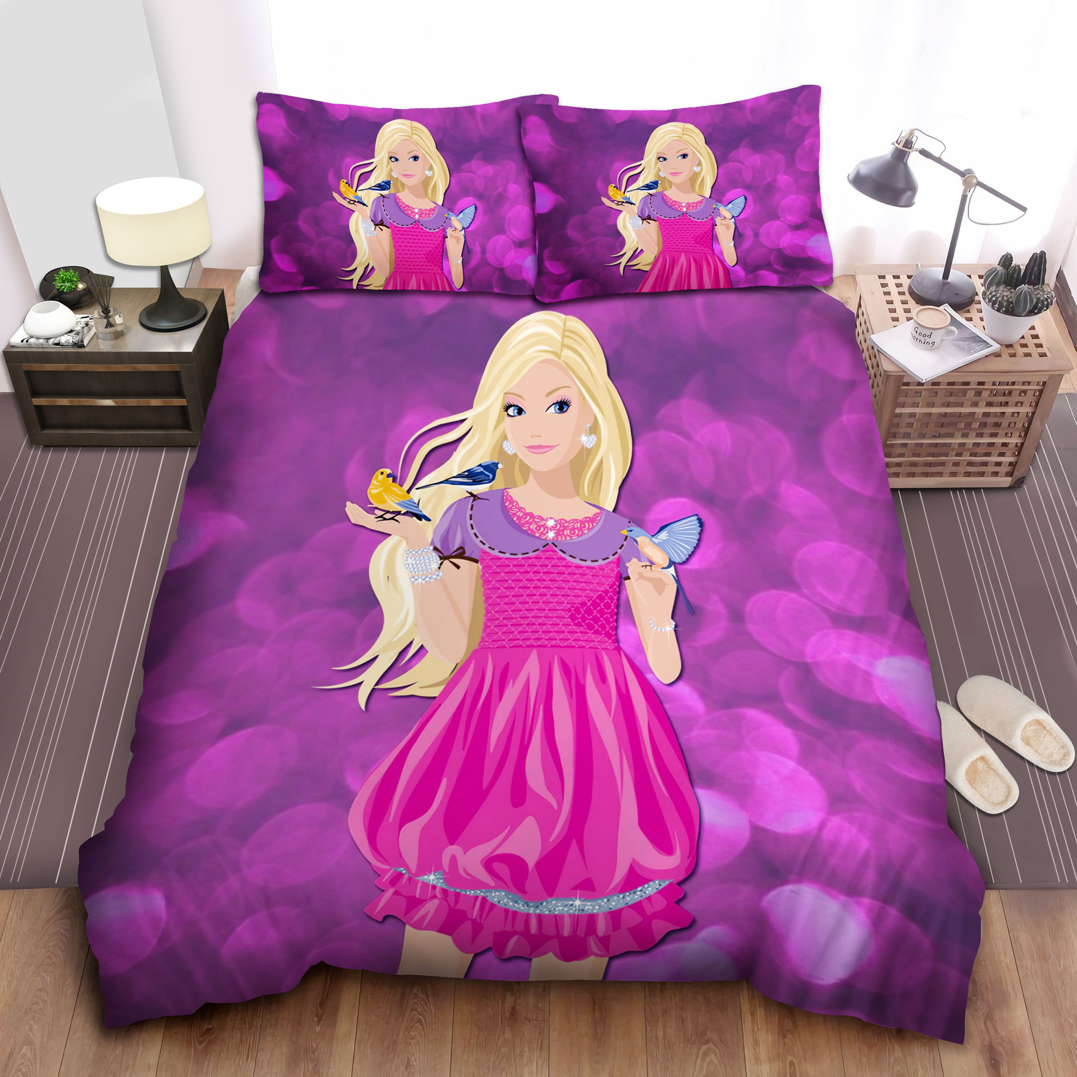 barbie butterflies duvet cover bedroom sets comfortable bedding sets 354dc