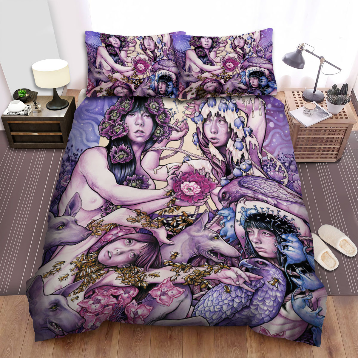 baroness music purple album duvet cover bedroom sets comfortable bedding sets avpkw