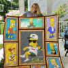 bart simpson 3d customized quilt blanket