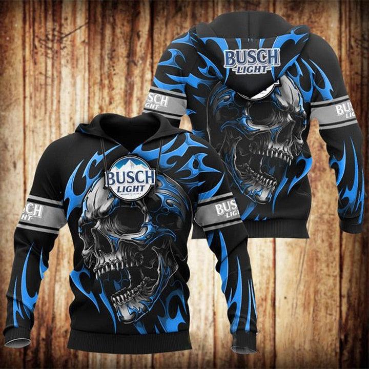 basic skull busch light hoodie santa joker 1 1600x