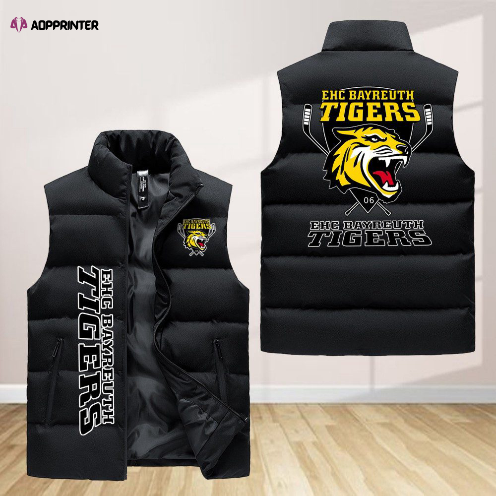 bayreuth tigers sleeveless puffer jacket custom for fans spj0543